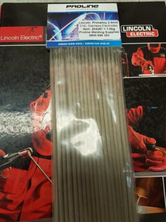 Picture of 3.2mm 316L Stainless Arc Welding Electrodes | 0.5KG Pack - Approx. 14 Rods