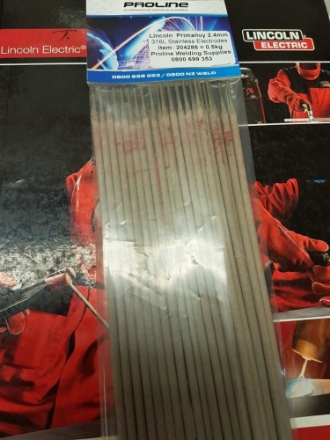 Picture of 2.5mm 316L Stainless Arc Welding Electrodes | 0.5KG Pack - Approx. 26 Rods