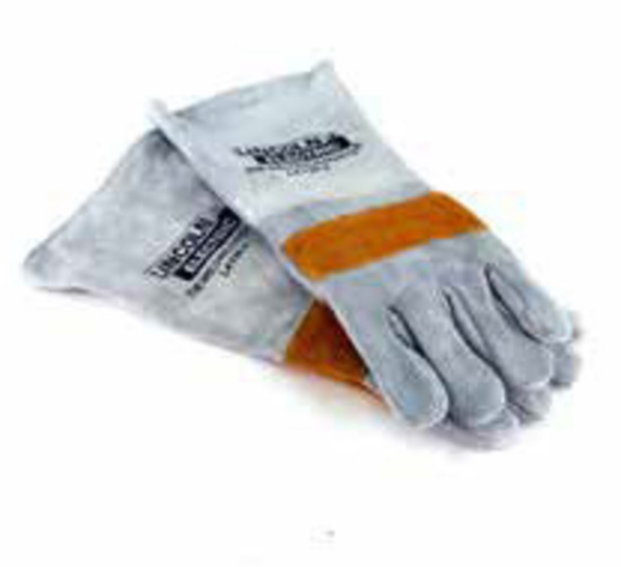 Lincoln Grey Leather Mig/Stick Welding Gloves 390mm