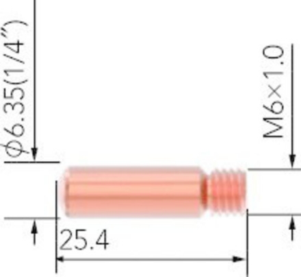 Picture of M11-45 Contact Tip