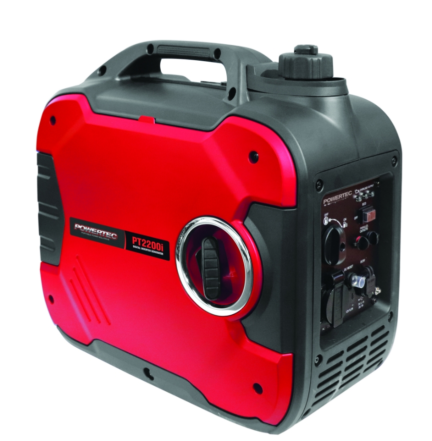 Powertec PT2200I 2000W/2.5kVA Silenced Inverter Generator 