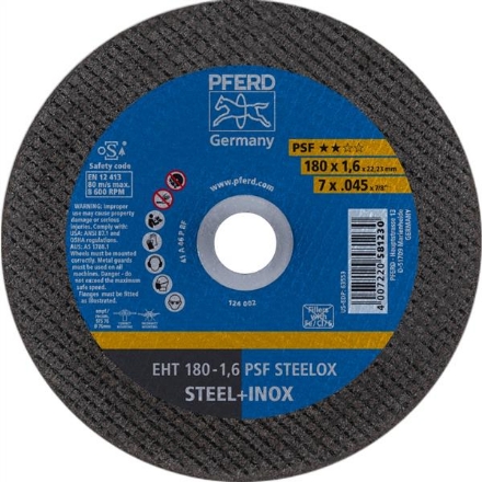PFERD Inox Cutting Disc 178x1.6mm 25Pk