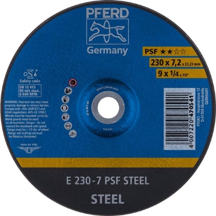 PFERD General Purpose Grinding Disc 230x7.0mm 10Pk