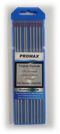 2.0% Thoriated Tungsten Electrodes