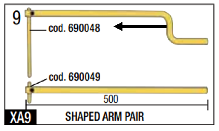 Telwin 690048 Spot Welding Electrode Straight D12x195mm