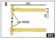 Telwin 803101 Spot Welding XP2 Straight Arm Set 150mm