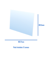 Weldtech Inside Lens 103.7x69.5mm 5Pk
