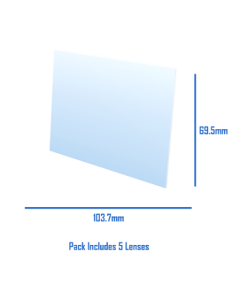 Weldtech Inside Lens 103.7x69.5mm 5Pk
