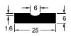 Promax 1G43-R Ceramic Weld Backing 6.3mm x 1.6mm 12M Box