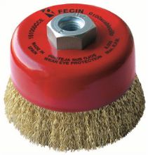 Fecin Crimped Wire Steel Cup Brush 125mmxM14