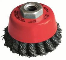 Fecin Twist Knot Steel Cup Brush 65mmxM14