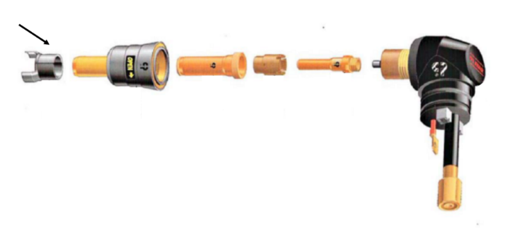 Cebora C1404 P90 Plasma Spacing Bush