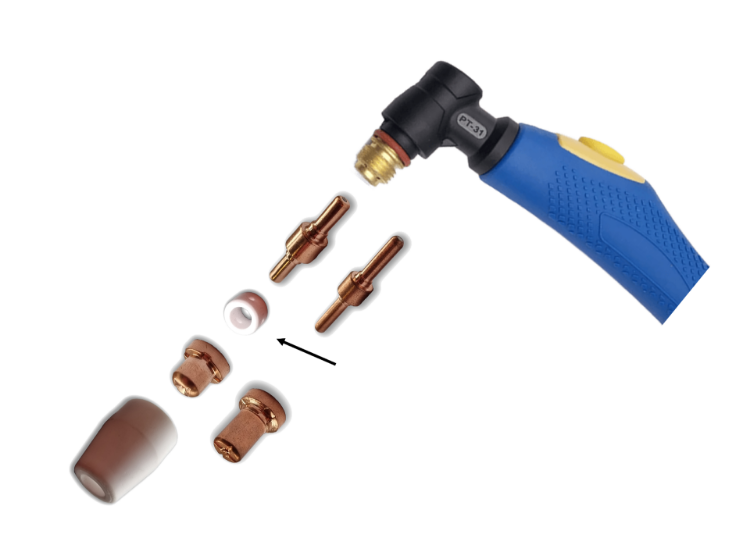 Weldtech PT-31 Plasma Torch Swirl Ring