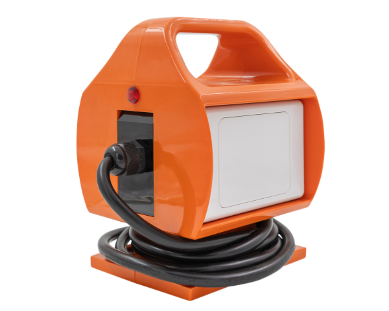 Portable 15A to 10A Mains Plug Adaptor with RCD