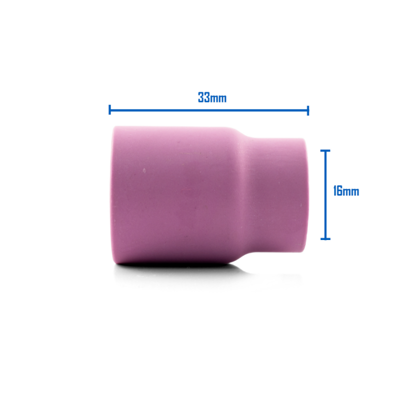 Strata 54N Series Tig Torch Stubby Gas Lens Ceramic Cups