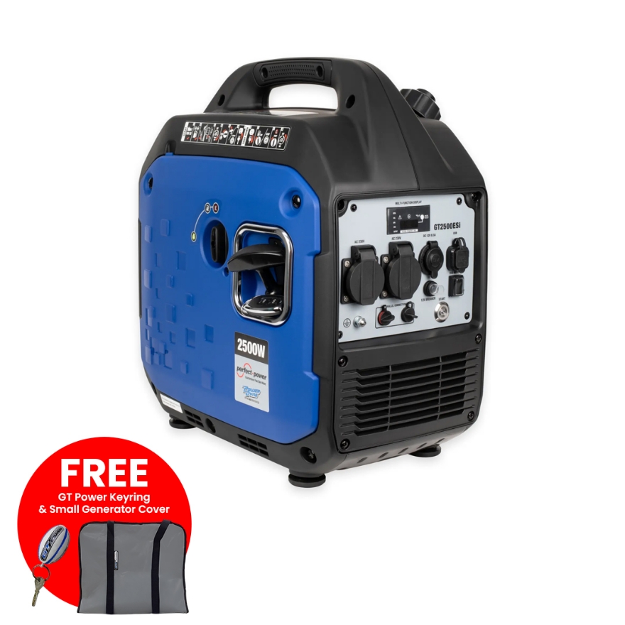GT Power GT2500ESi 2500W/2.9kVA Inverter Generator