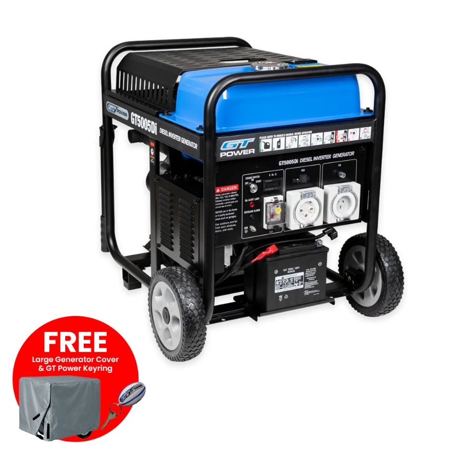 GT Power GT5005Di 5500W/6.9kVA  Inverter Generator