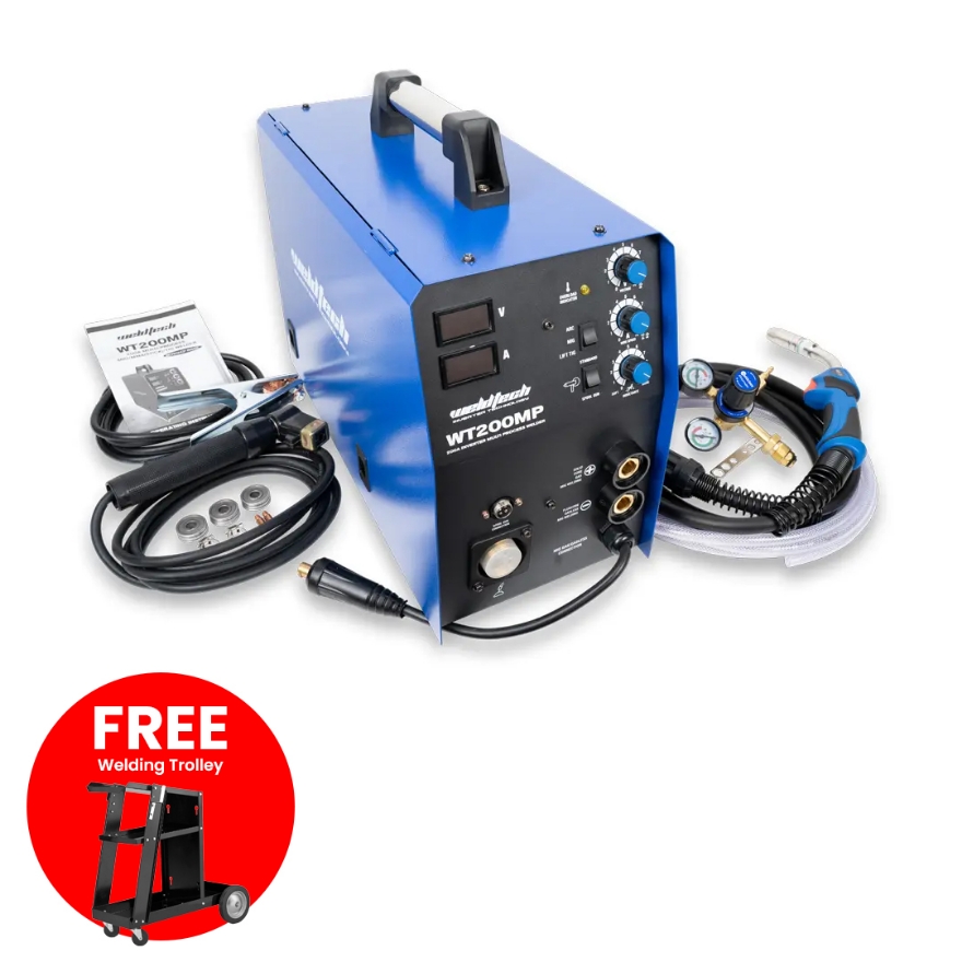 Weldtech Inverter Multi-Process Welder WT200MP 