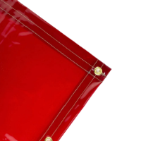 Strata Red Welding Curtains