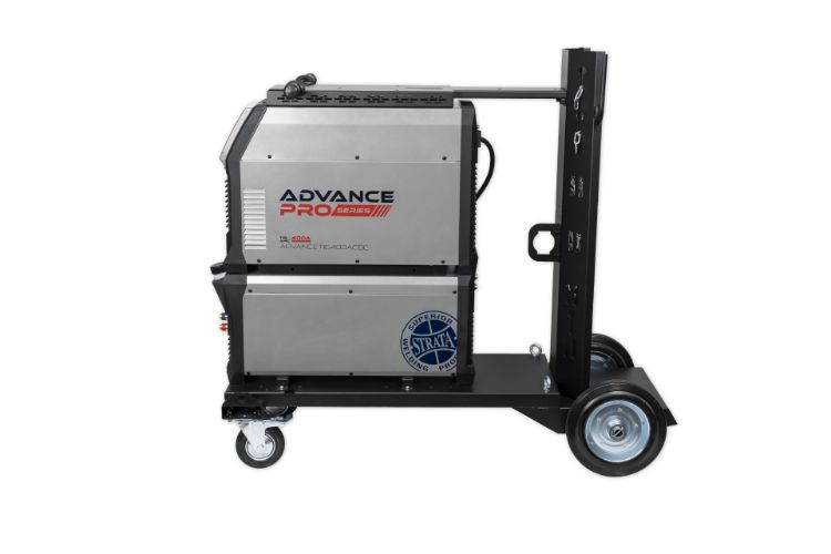 Strata AdvanceTig400ACDC 400A Three Phase TIG/ARC Water Cooled Trolley Package