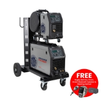 Strata AdvanceMig400C 400A Three Phase MIG/ARC/Lift TIG Wire Feeder Trolley Package