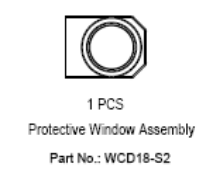 Strata WCD18-S2 Laser Welding Protective Window Set