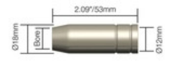 Strata MB15 Conical nozzle 2PK