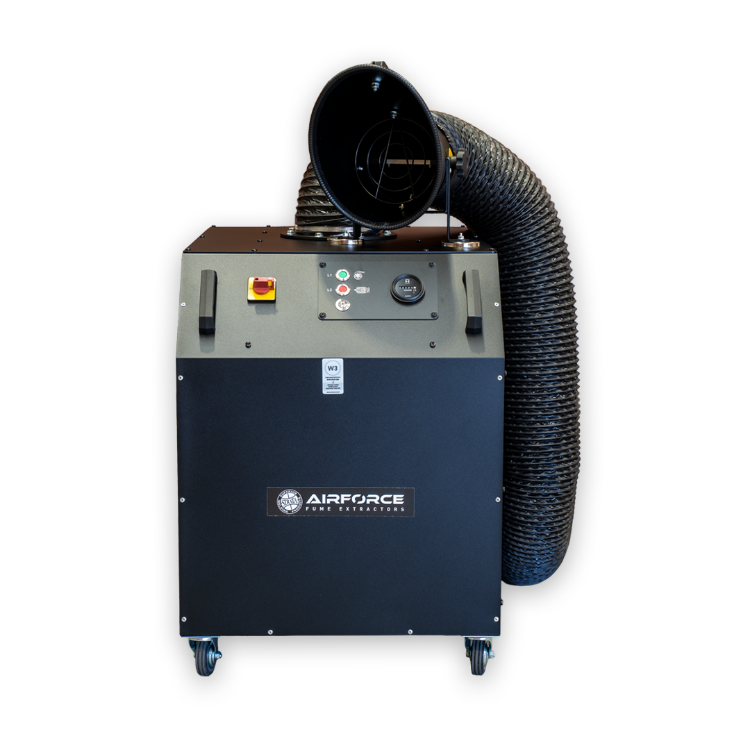 Strata Airforce FE210HOOD Mobile Fume Extractor with 4.3M Flexible Hose & Magnetic Hood
