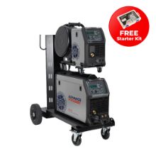 Strata AdvanceMig400C 400A Three Phase MIG/ARC/Lift TIG Wire Feeder Trolley Package