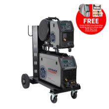 Strata AdvanceMig400C 400A Three Phase MIG/ARC/Lift TIG Wire Feeder Trolley Package